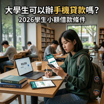大學生/學生可以辦手機貸款嗎？2026學生小額借款條件與3大隱藏風險