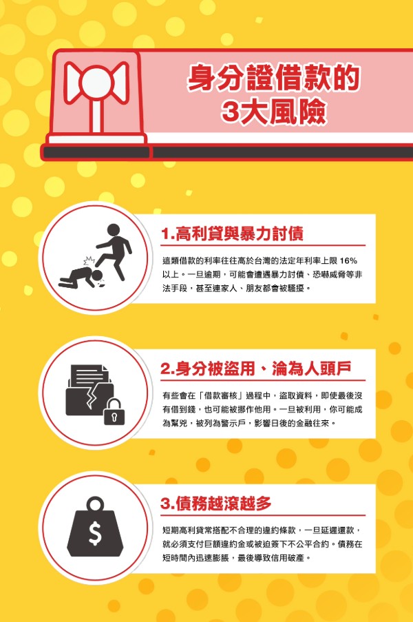 身分證借款的3大風險
