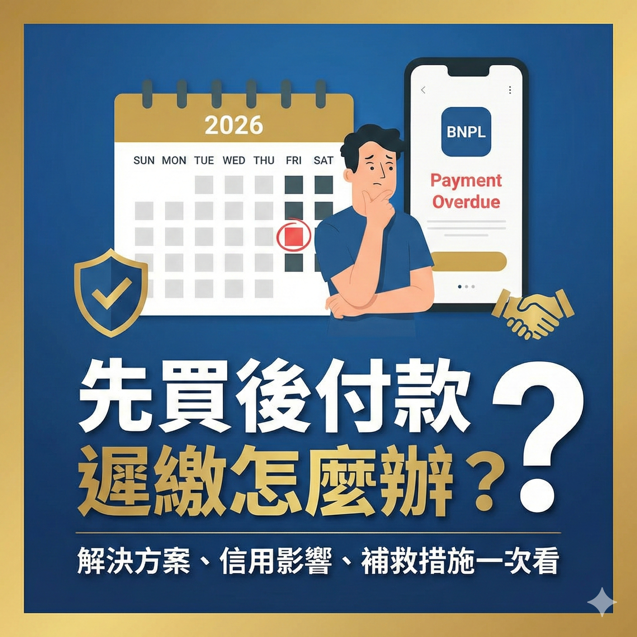 2026銀角零卡/先買後付遲繳怎麼辦？遲繳多久會寄信？3 步驟用手機貸補洞 (含信用影響分析)