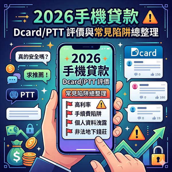 2026 手機貸款 Dcard / PTT 評價與常見陷阱總整理：看懂真實額度不踩雷！